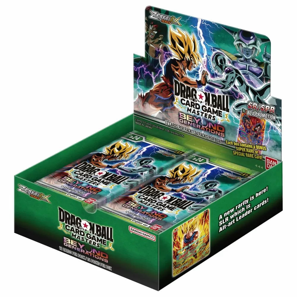 Dragon Ball Super Card Game Masters Zenkai Series Set 07 Beyond Generations Booster Box (24 Packs)