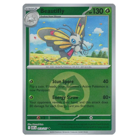 Mega Evolution Ascended Heroes - 013/217 Beautifly Uncommon