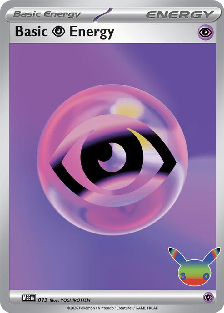 30th Celebration - 013 Basic Psychic Energy (Holofoil)