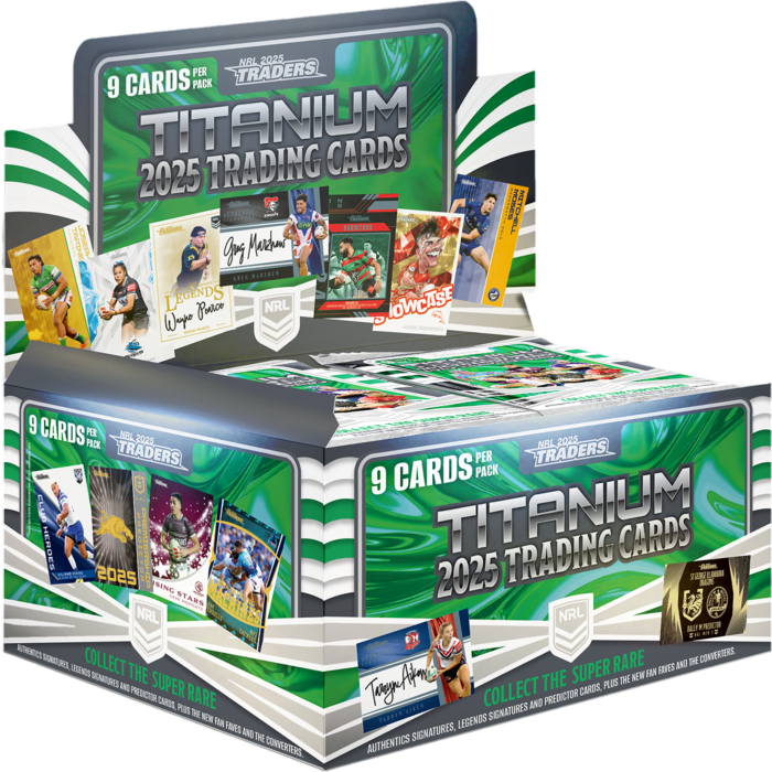 2025 Traders NRL Titanium Rugby Booster Box (36 Packs)