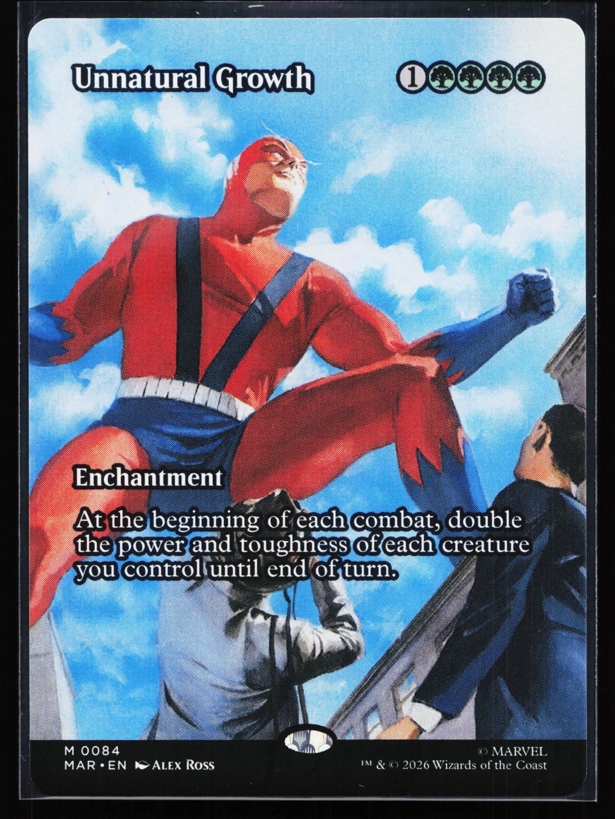 Marvel Universe Eternal-Legal 84 Unnatural Growth (Borderless) Mythic