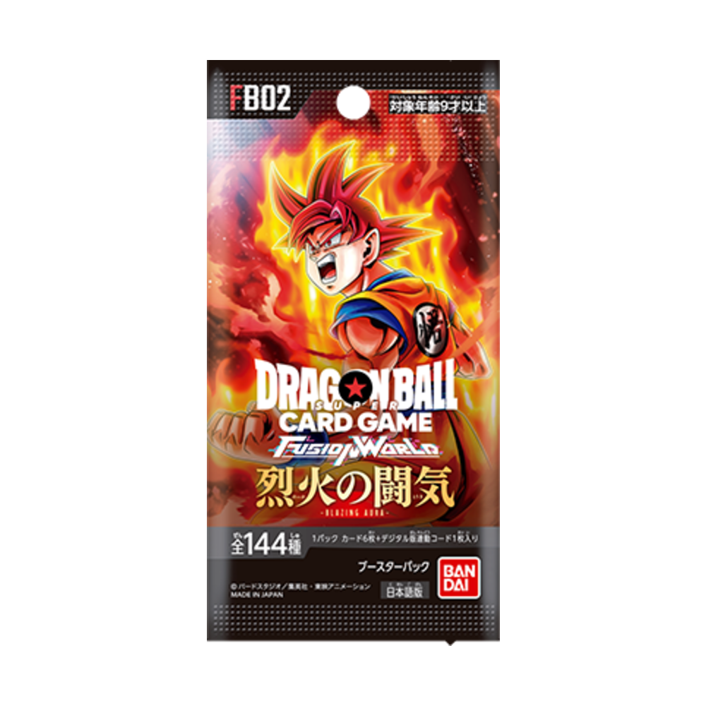 Dragon Ball Super Card Game Fusion World Blazing Aura FB02 Booster Box (Japanese)