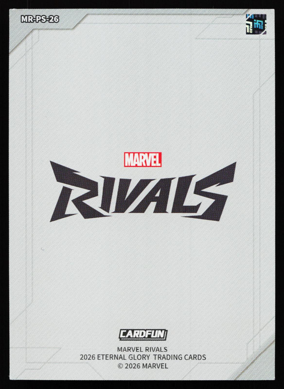 Cardfun Marvel Rivals MR-PS-26 Art Gallery #26 back