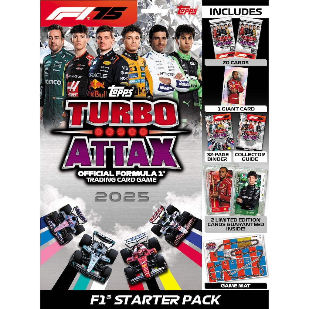 2025 Topps Turbo Attax Formula 1 Starter Pack