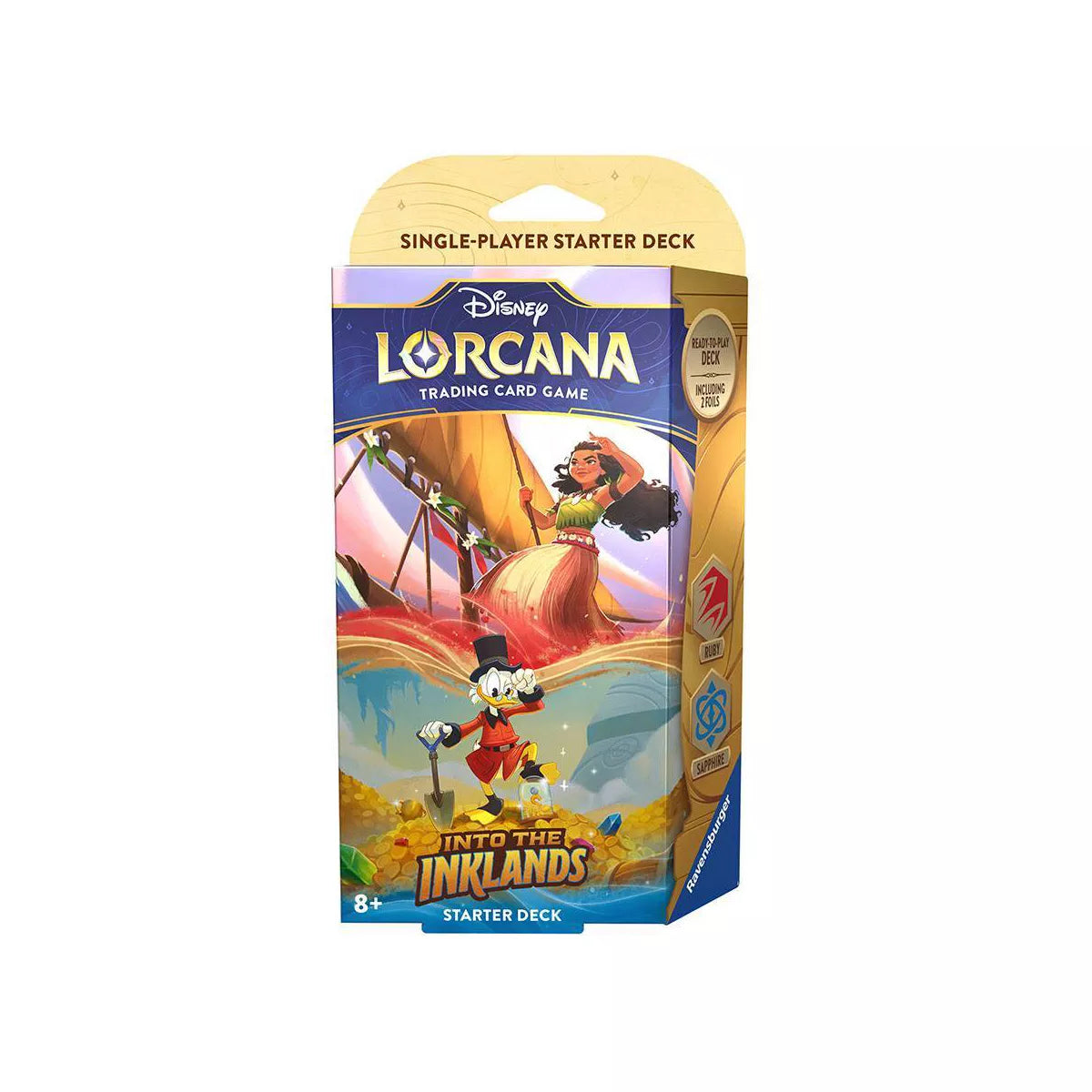 Disney Lorcana Trading Card Game: Into the Inklands Starter Deck - Ruby & Sapphire