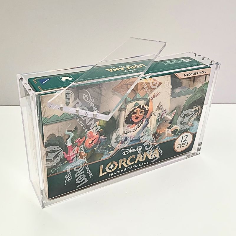 Card Bot Acrylic Case - Disney Lorcana Booster Box Size Card Bot Acrylic Case - Disney Lorcana Booster Box Size