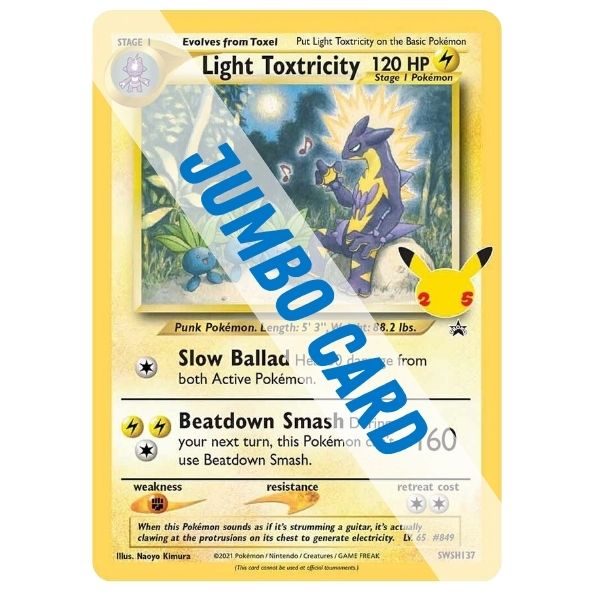JUMBO CARD - Light Toxtricity