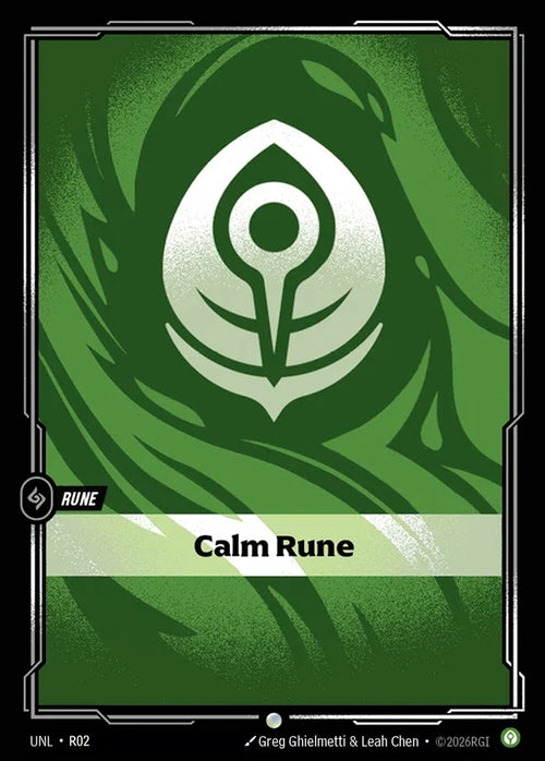 Riftbound - Unleashed - R02 Calm Rune Common