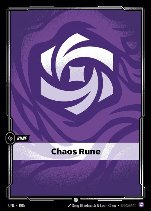 Riftbound - Unleashed - R05 Chaos Rune Common