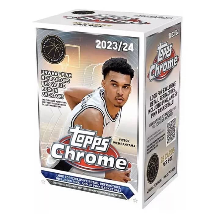 2023/24 Topps Chrome Basketball Blaster Box