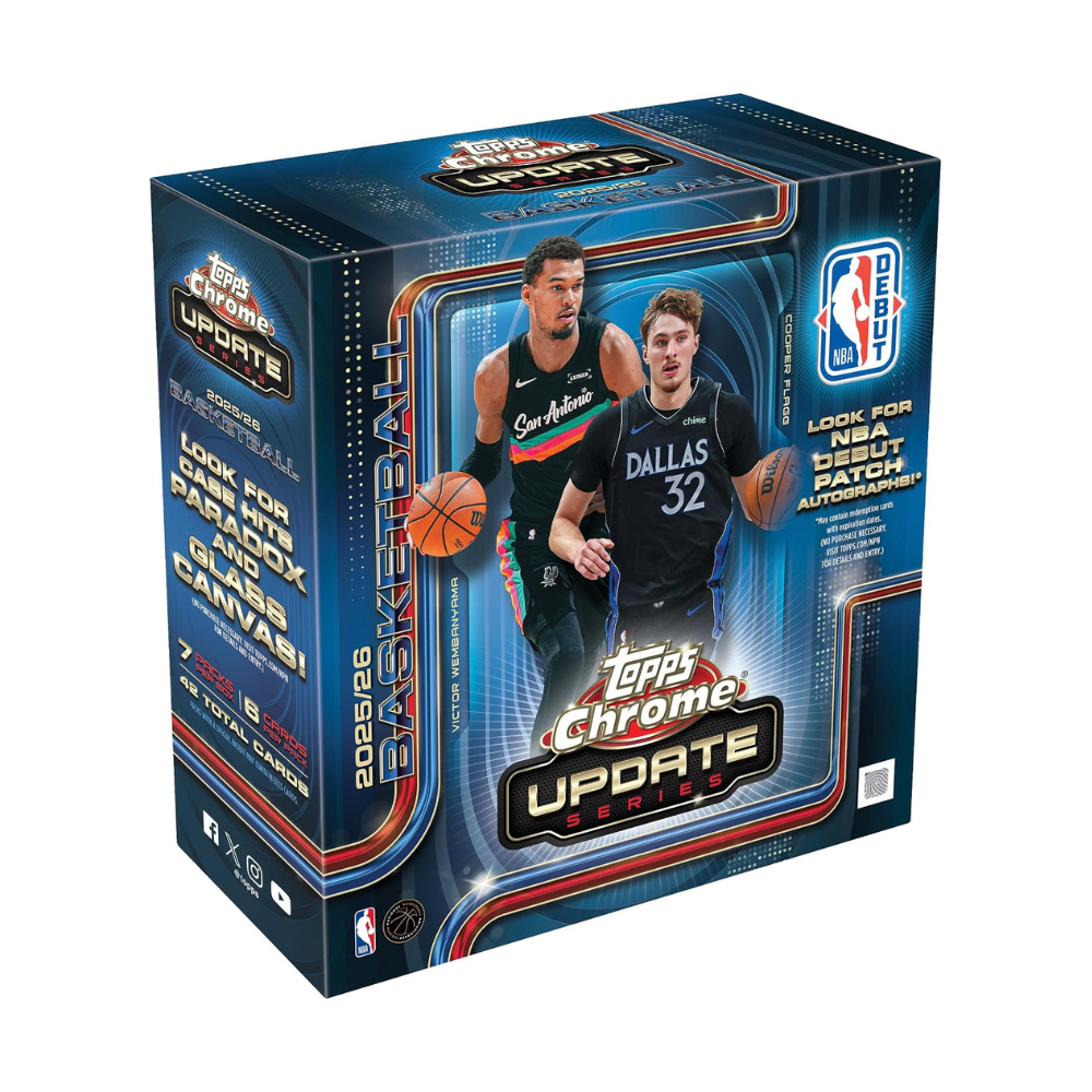 2025-26 Topps Chrome Updates Basketball Mega Box