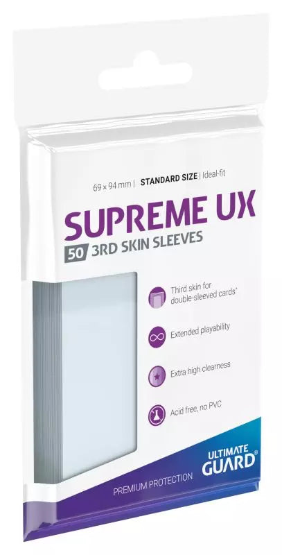 Ultimate Guard - Supreme UX (standard size) - 3rd Skin Sleeves (50pc)